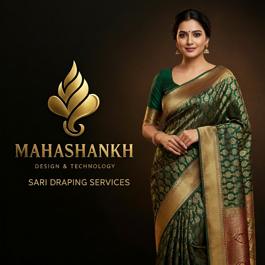 SAREE DESIGN SERVICES BY MAHASHAKH DESIGN & TECHNOLOGY 4 Saree Draping Services (with AJUPY AI)