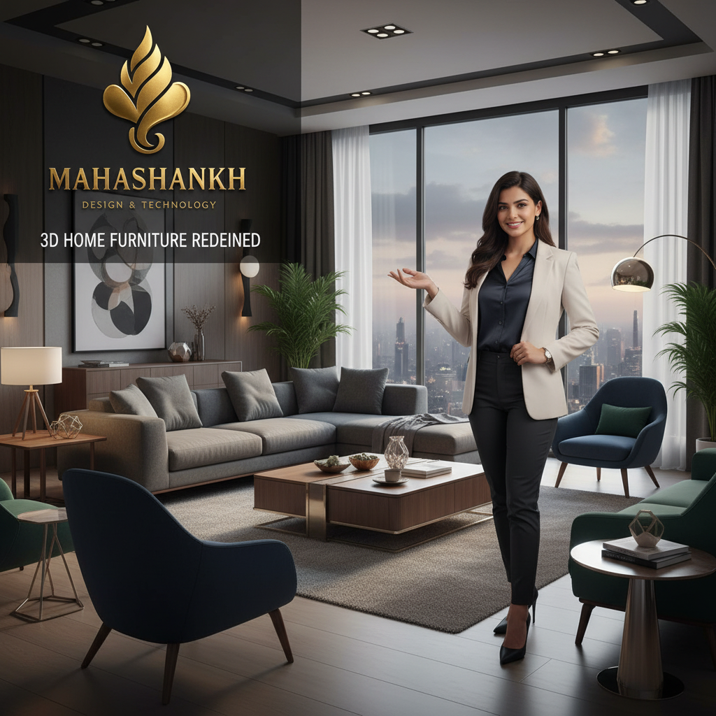 Top Interior Design Services By Mahashankh Design & Technology 6 Mahashankh Interior Design 3D Furniture Setup AI