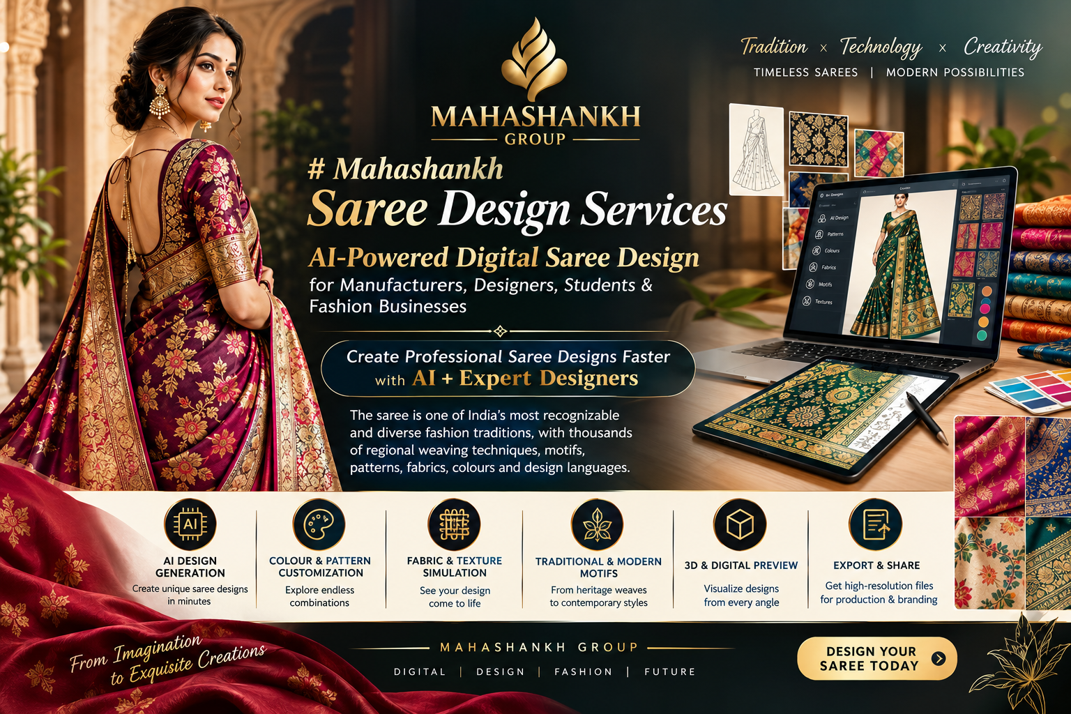 saree designer ai